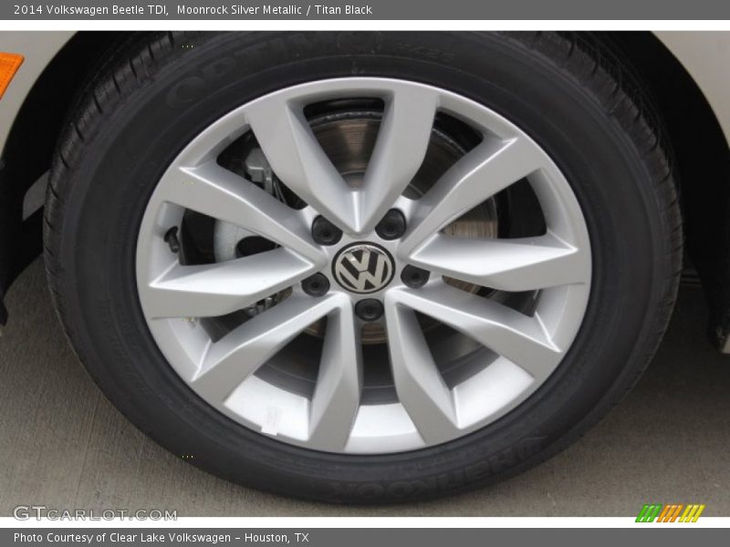 Moonrock Silver Metallic / Titan Black 2014 Volkswagen Beetle TDI