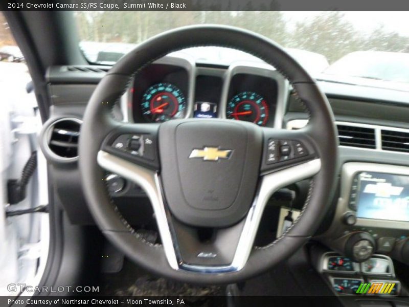 Summit White / Black 2014 Chevrolet Camaro SS/RS Coupe