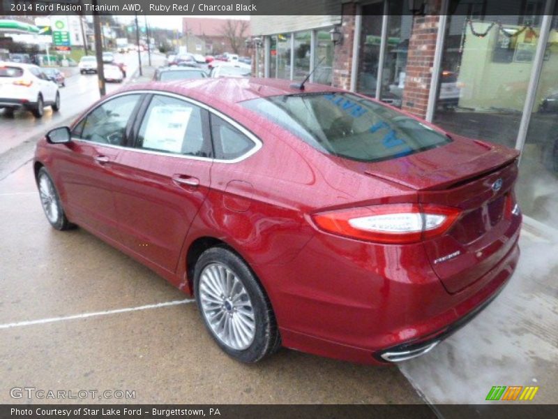  2014 Fusion Titanium AWD Ruby Red