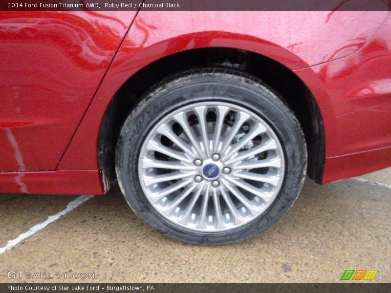  2014 Fusion Titanium AWD Wheel