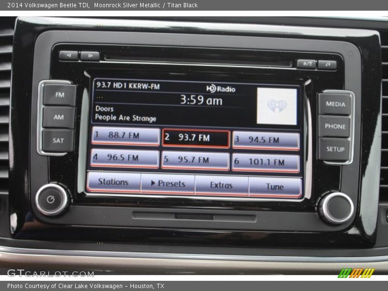 Moonrock Silver Metallic / Titan Black 2014 Volkswagen Beetle TDI
