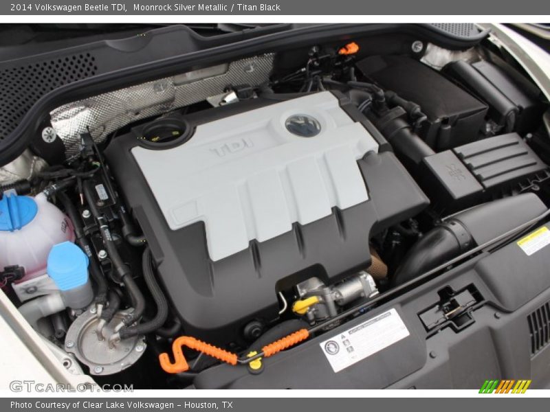 Moonrock Silver Metallic / Titan Black 2014 Volkswagen Beetle TDI