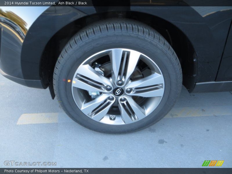 Ash Black / Black 2014 Hyundai Tucson Limited