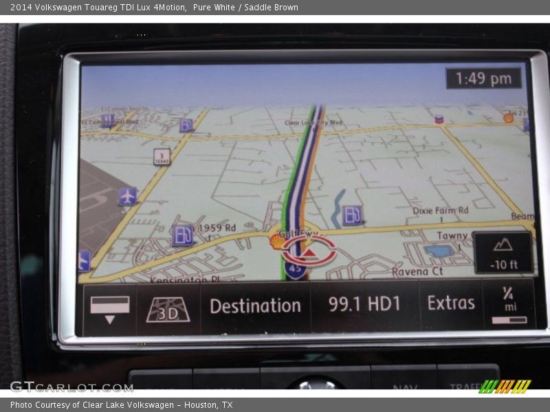 Pure White / Saddle Brown 2014 Volkswagen Touareg TDI Lux 4Motion