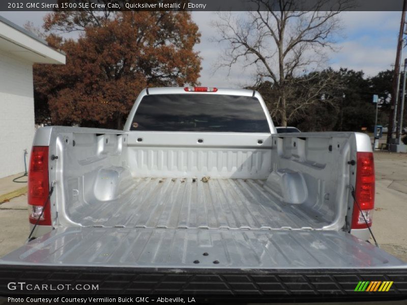 Quicksilver Metallic / Ebony 2012 GMC Sierra 1500 SLE Crew Cab