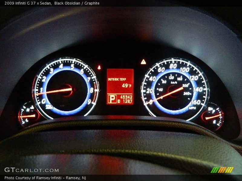 Black Obsidian / Graphite 2009 Infiniti G 37 x Sedan