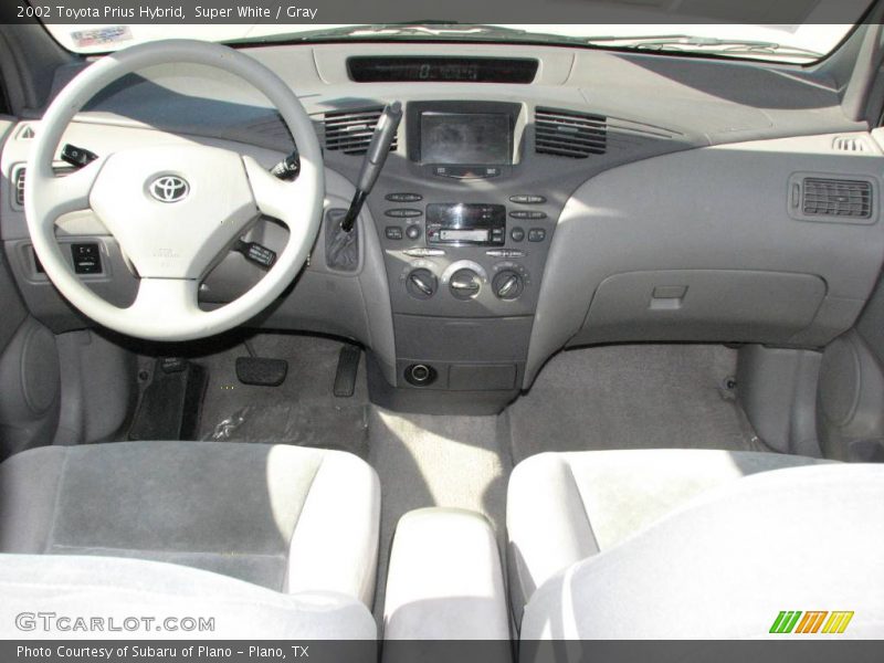 Super White / Gray 2002 Toyota Prius Hybrid