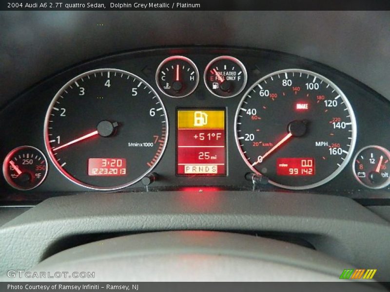  2004 A6 2.7T quattro Sedan 2.7T quattro Sedan Gauges