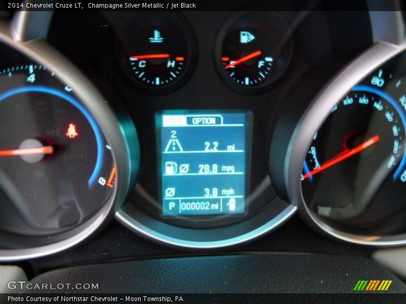 Champagne Silver Metallic / Jet Black 2014 Chevrolet Cruze LT