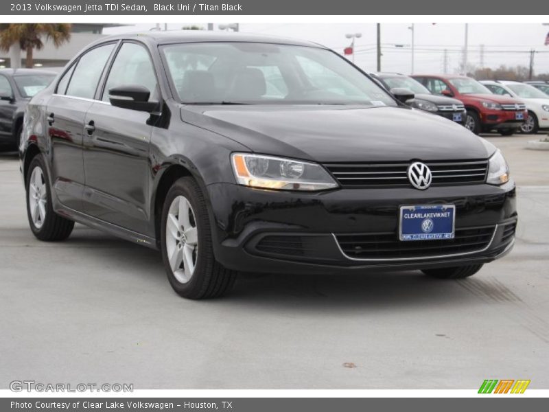 Black Uni / Titan Black 2013 Volkswagen Jetta TDI Sedan