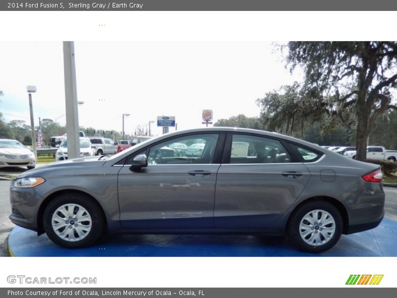 Sterling Gray / Earth Gray 2014 Ford Fusion S