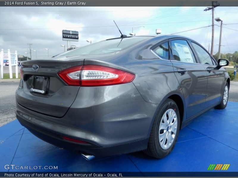 Sterling Gray / Earth Gray 2014 Ford Fusion S