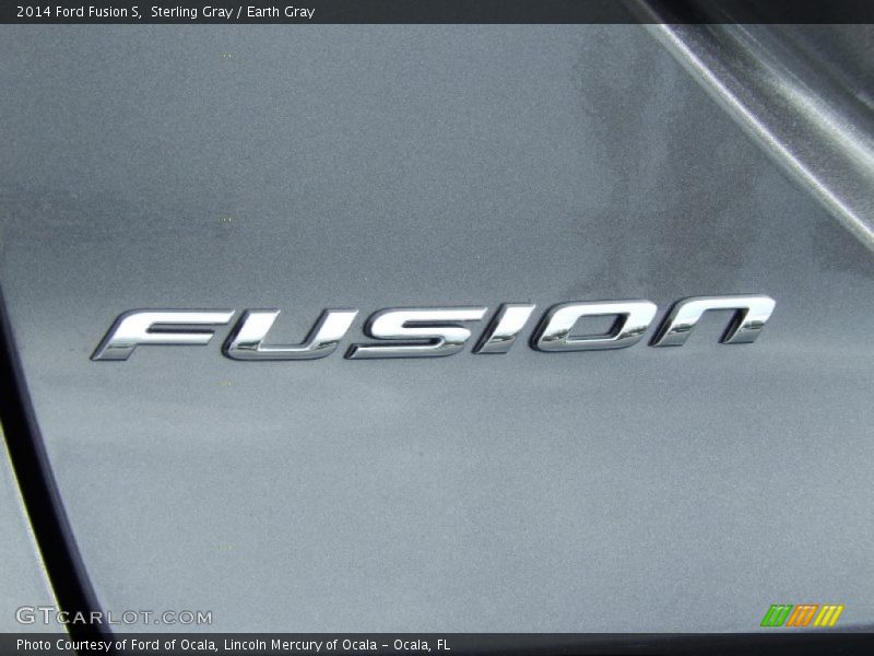 Sterling Gray / Earth Gray 2014 Ford Fusion S