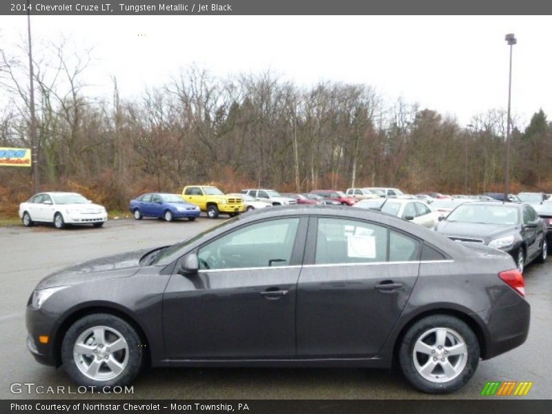 Tungsten Metallic / Jet Black 2014 Chevrolet Cruze LT