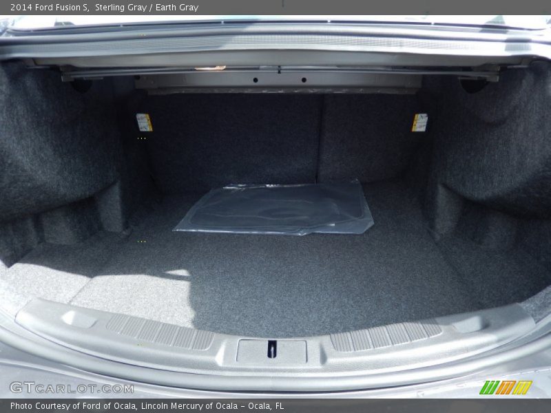 Sterling Gray / Earth Gray 2014 Ford Fusion S