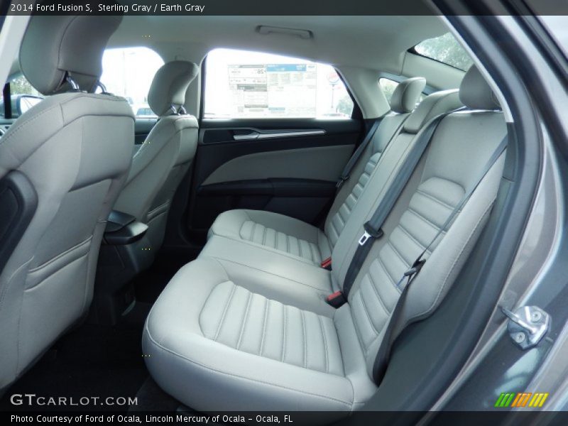 Sterling Gray / Earth Gray 2014 Ford Fusion S