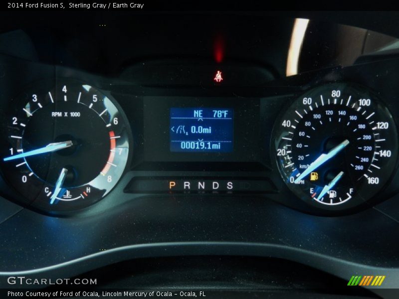 Sterling Gray / Earth Gray 2014 Ford Fusion S