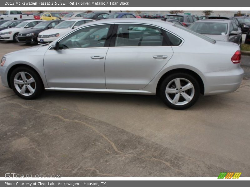 Reflex Silver Metallic / Titan Black 2013 Volkswagen Passat 2.5L SE