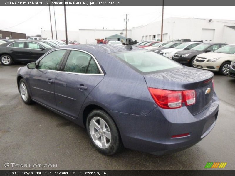 Atlantis Blue Metallic / Jet Black/Titanium 2014 Chevrolet Malibu LS