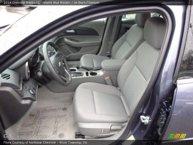 Atlantis Blue Metallic / Jet Black/Titanium 2014 Chevrolet Malibu LS
