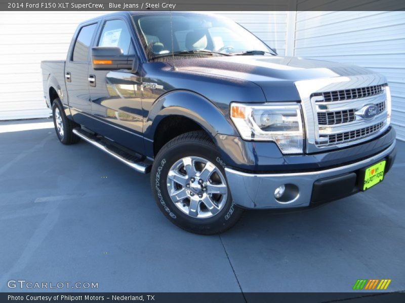 Blue Jeans / Steel Grey 2014 Ford F150 XLT SuperCrew