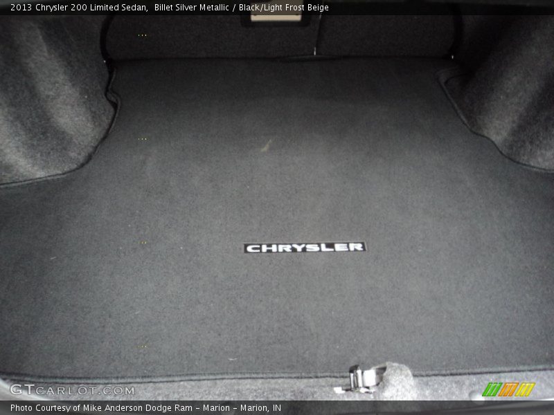 Billet Silver Metallic / Black/Light Frost Beige 2013 Chrysler 200 Limited Sedan