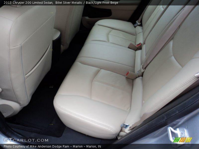 Billet Silver Metallic / Black/Light Frost Beige 2013 Chrysler 200 Limited Sedan