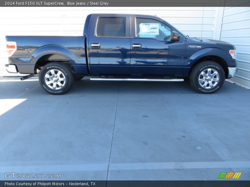 Blue Jeans / Steel Grey 2014 Ford F150 XLT SuperCrew