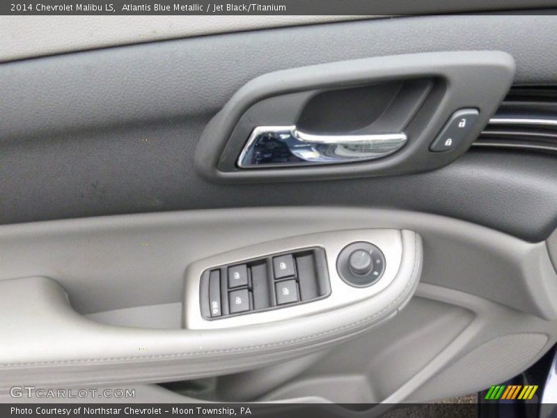Atlantis Blue Metallic / Jet Black/Titanium 2014 Chevrolet Malibu LS