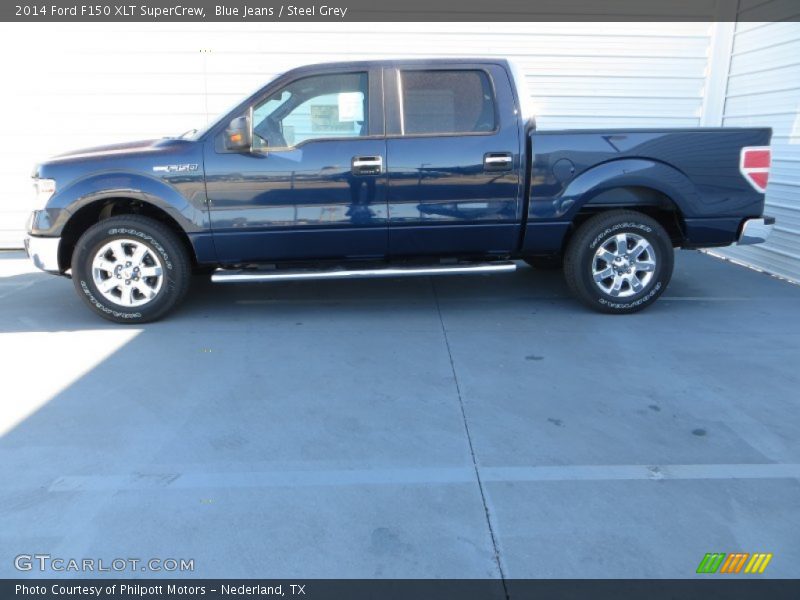 Blue Jeans / Steel Grey 2014 Ford F150 XLT SuperCrew