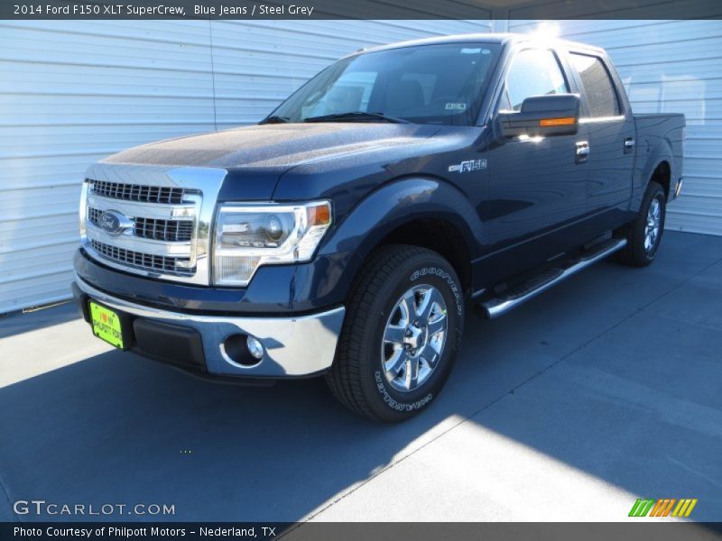Blue Jeans / Steel Grey 2014 Ford F150 XLT SuperCrew