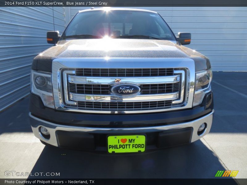 Blue Jeans / Steel Grey 2014 Ford F150 XLT SuperCrew