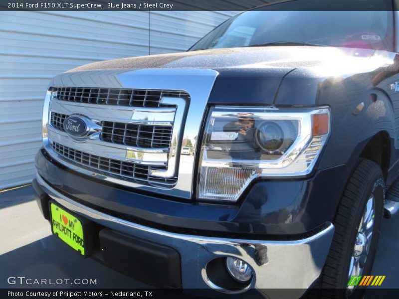 Blue Jeans / Steel Grey 2014 Ford F150 XLT SuperCrew