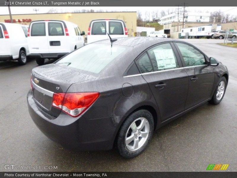Tungsten Metallic / Jet Black 2014 Chevrolet Cruze LT