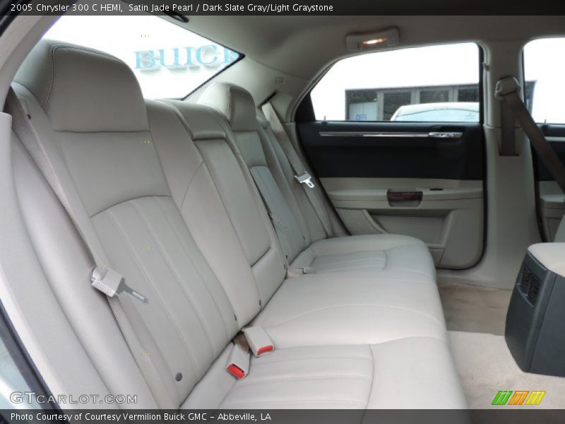 Satin Jade Pearl / Dark Slate Gray/Light Graystone 2005 Chrysler 300 C HEMI