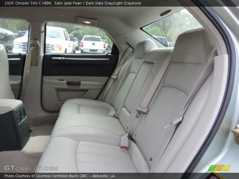 Satin Jade Pearl / Dark Slate Gray/Light Graystone 2005 Chrysler 300 C HEMI