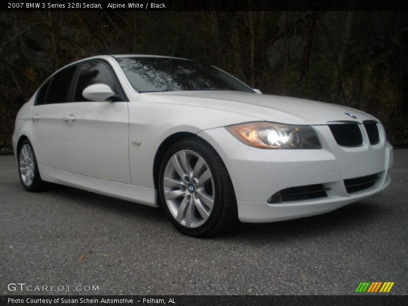 Alpine White / Black 2007 BMW 3 Series 328i Sedan