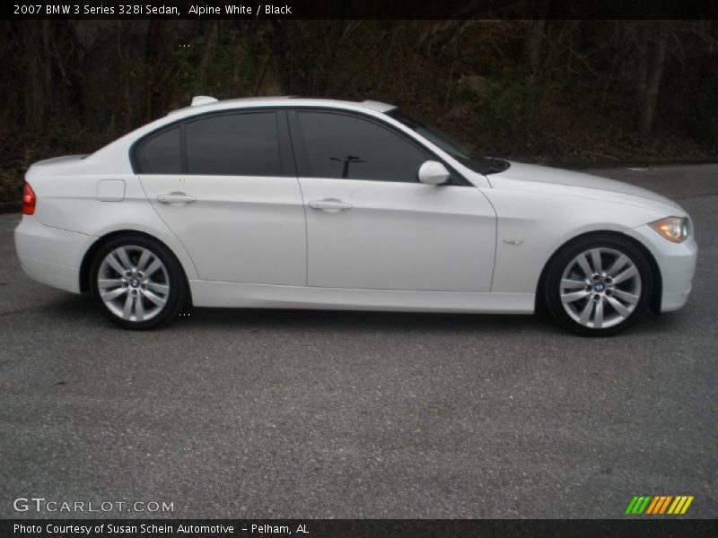 Alpine White / Black 2007 BMW 3 Series 328i Sedan