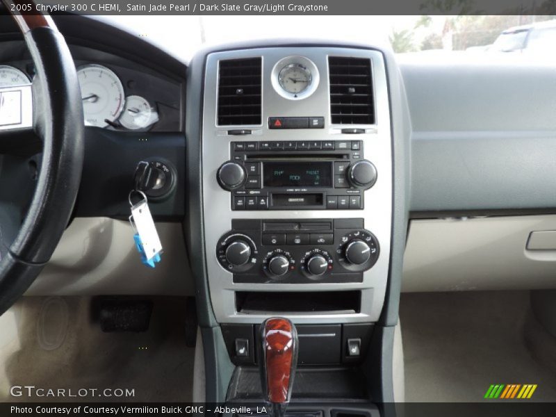 Satin Jade Pearl / Dark Slate Gray/Light Graystone 2005 Chrysler 300 C HEMI