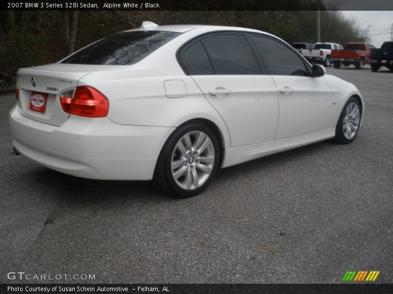 Alpine White / Black 2007 BMW 3 Series 328i Sedan