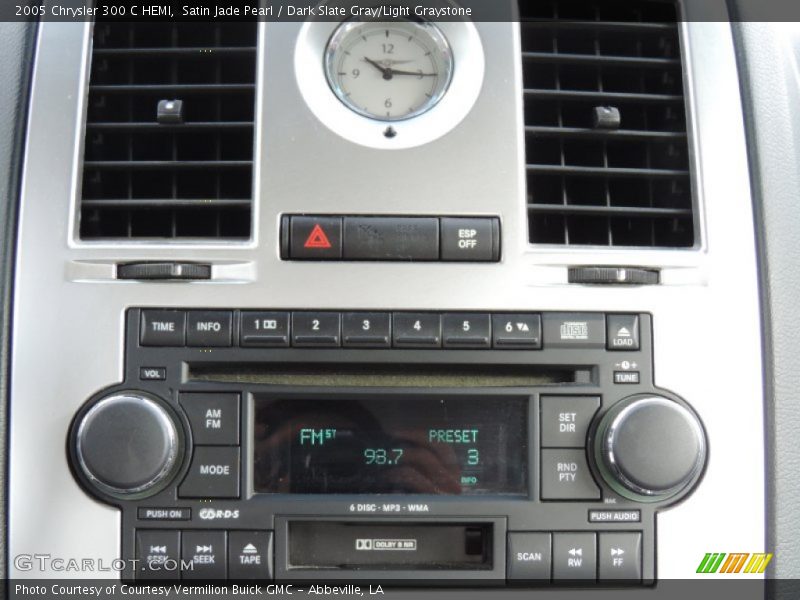 Satin Jade Pearl / Dark Slate Gray/Light Graystone 2005 Chrysler 300 C HEMI