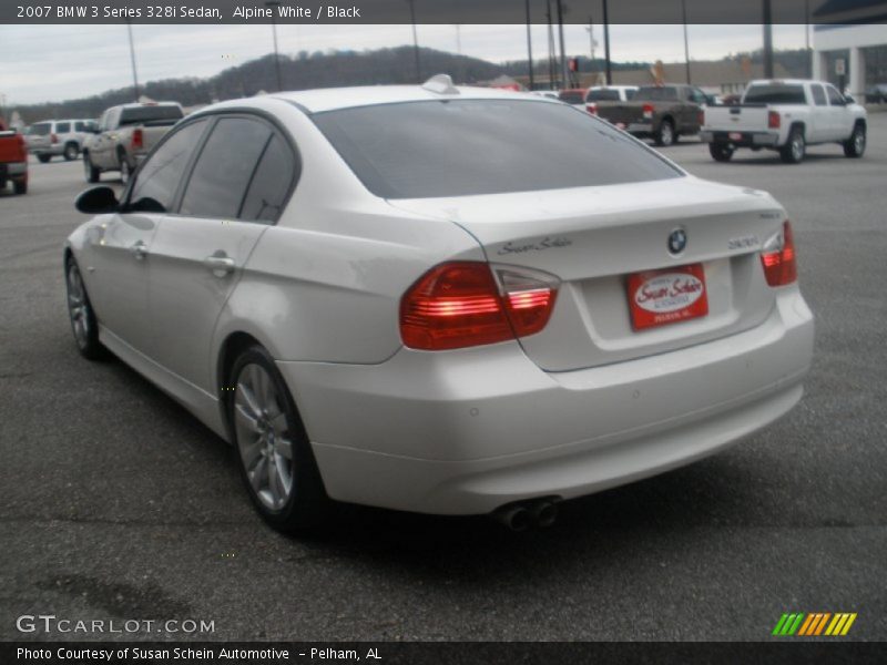 Alpine White / Black 2007 BMW 3 Series 328i Sedan