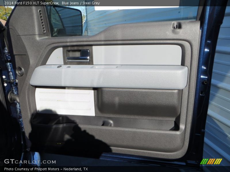 Blue Jeans / Steel Grey 2014 Ford F150 XLT SuperCrew