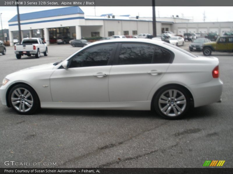 Alpine White / Black 2007 BMW 3 Series 328i Sedan