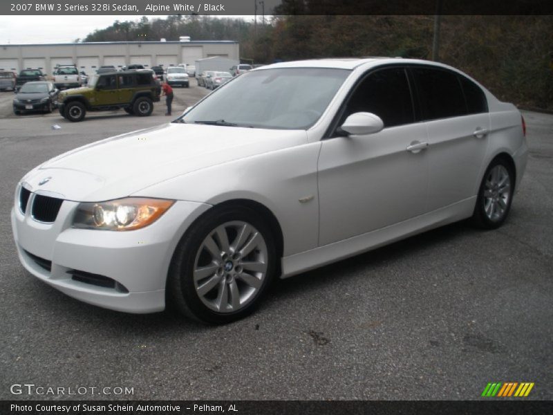 Alpine White / Black 2007 BMW 3 Series 328i Sedan