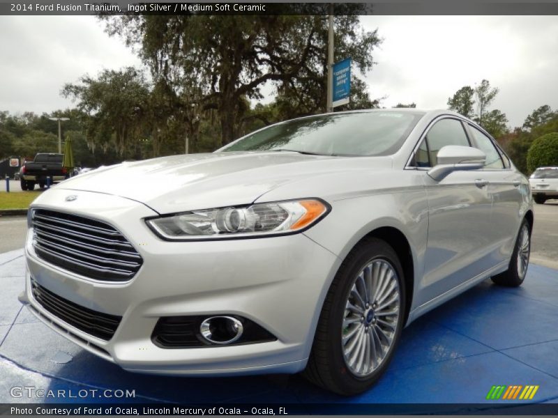 Ingot Silver / Medium Soft Ceramic 2014 Ford Fusion Titanium