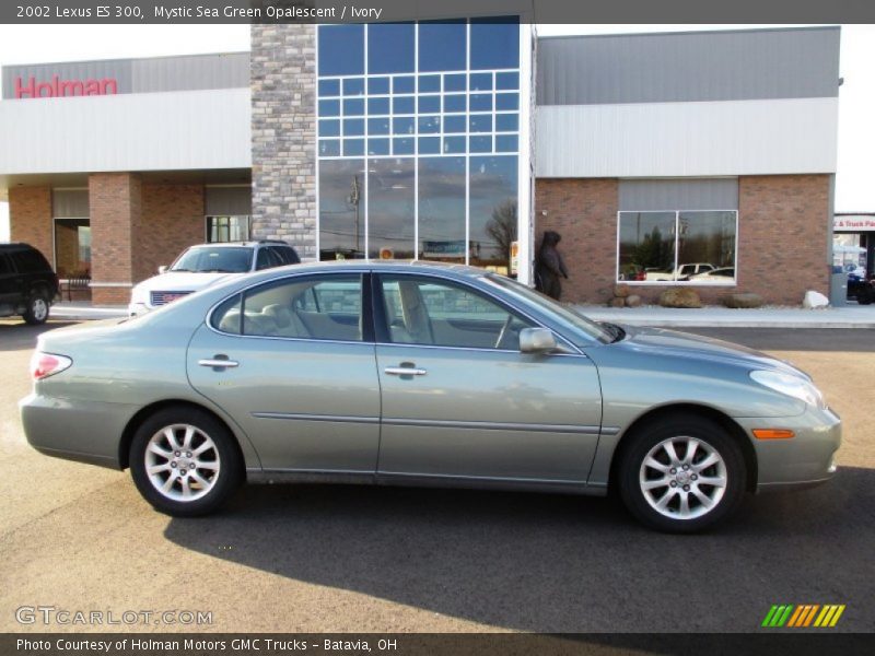 Mystic Sea Green Opalescent / Ivory 2002 Lexus ES 300