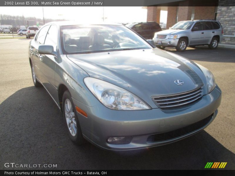 Mystic Sea Green Opalescent / Ivory 2002 Lexus ES 300