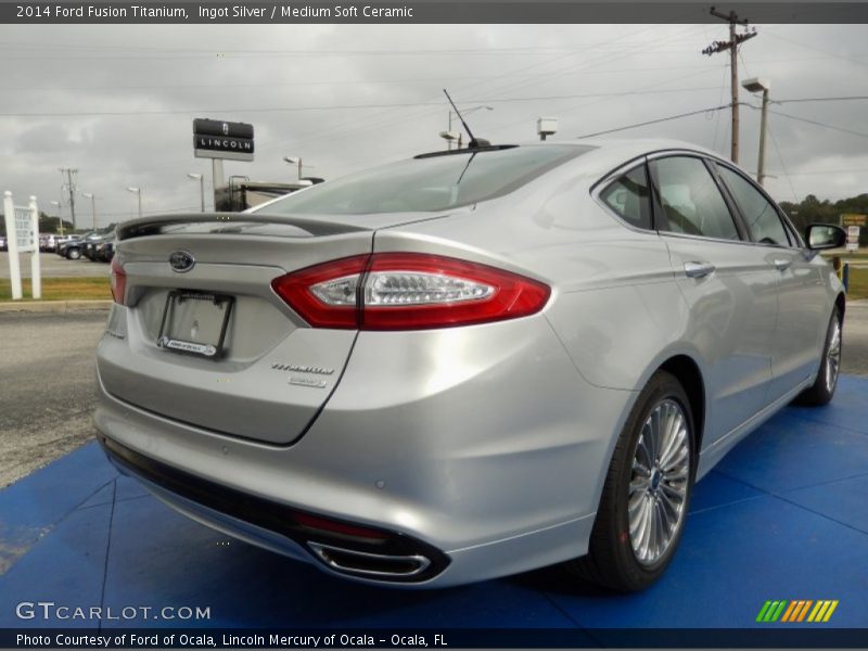 Ingot Silver / Medium Soft Ceramic 2014 Ford Fusion Titanium