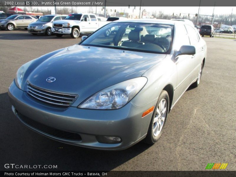 Mystic Sea Green Opalescent / Ivory 2002 Lexus ES 300